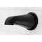 Kingston Brass K187E0 Non-Diverter Tub Spout, Matte Black K187E0 - alternate 2